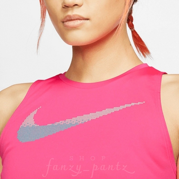 Nike Dri-fit racerback split back logo tank top - Picture 3 of 7